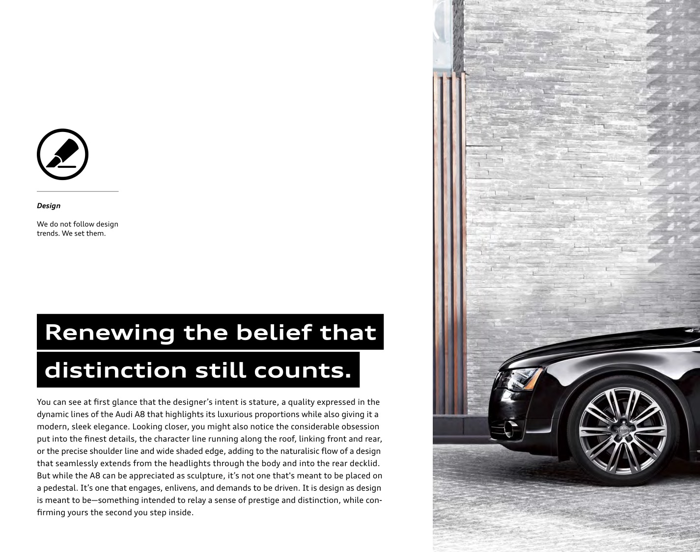 2014 Audi A8 Brochure Page 43